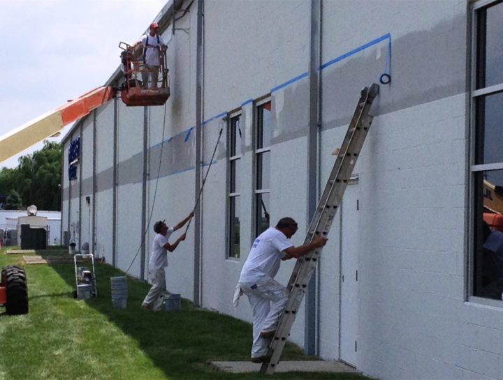Pintura exterior industrial y comercial